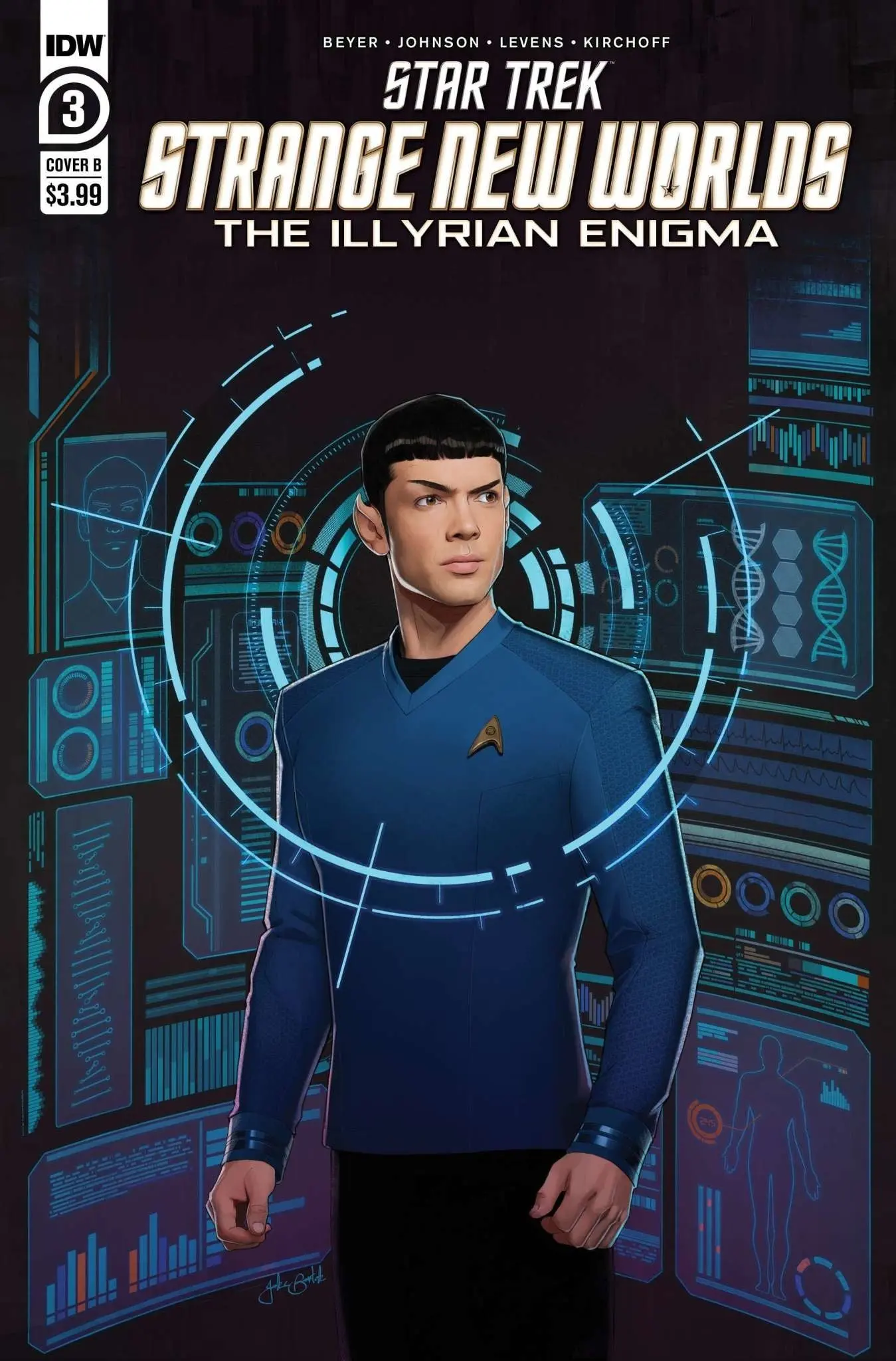 Star Trek: Strange New Worlds--The Illyrian Enigma #3 Variant B (Bartok) - Image 2