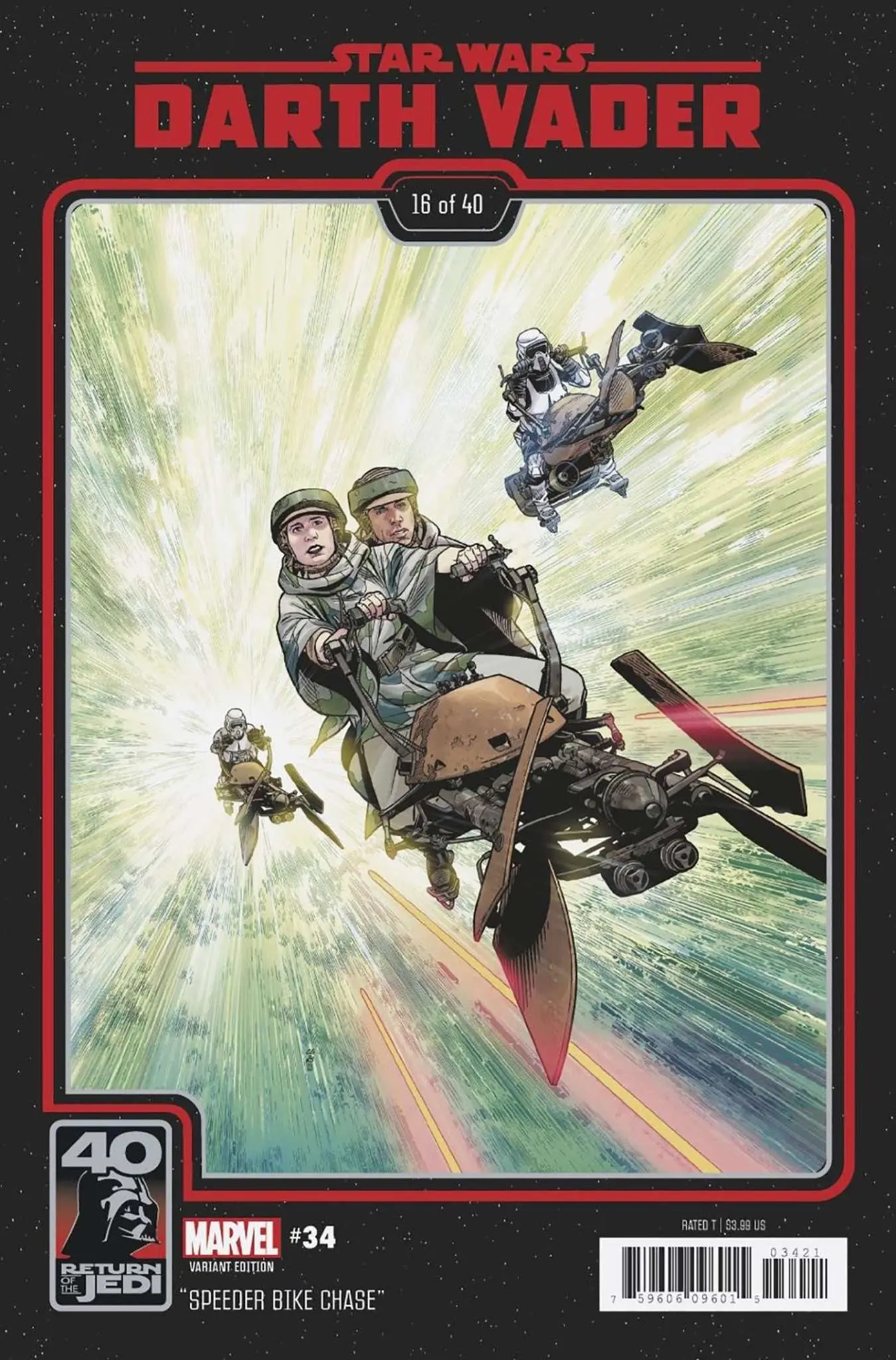 Star Wars: Darth Vader 34 Chris Sprouse Return Of The Jedi 40Th Anniversary Vari Ant - Image 2