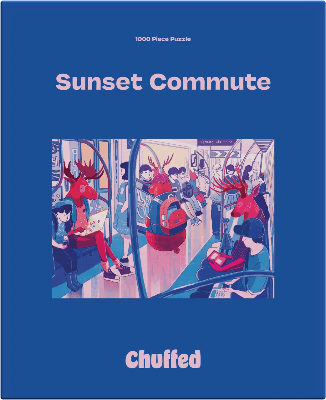 Sunset Commute - 1000 Piece Puzzle - Image 2