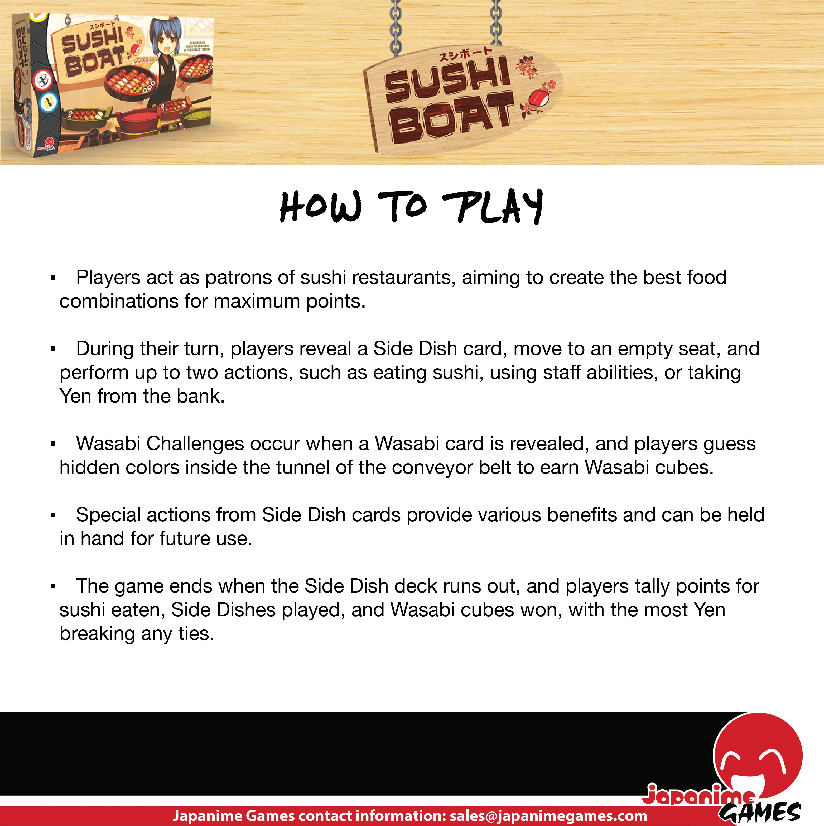Sushi Boat - Boardgame - Image 3