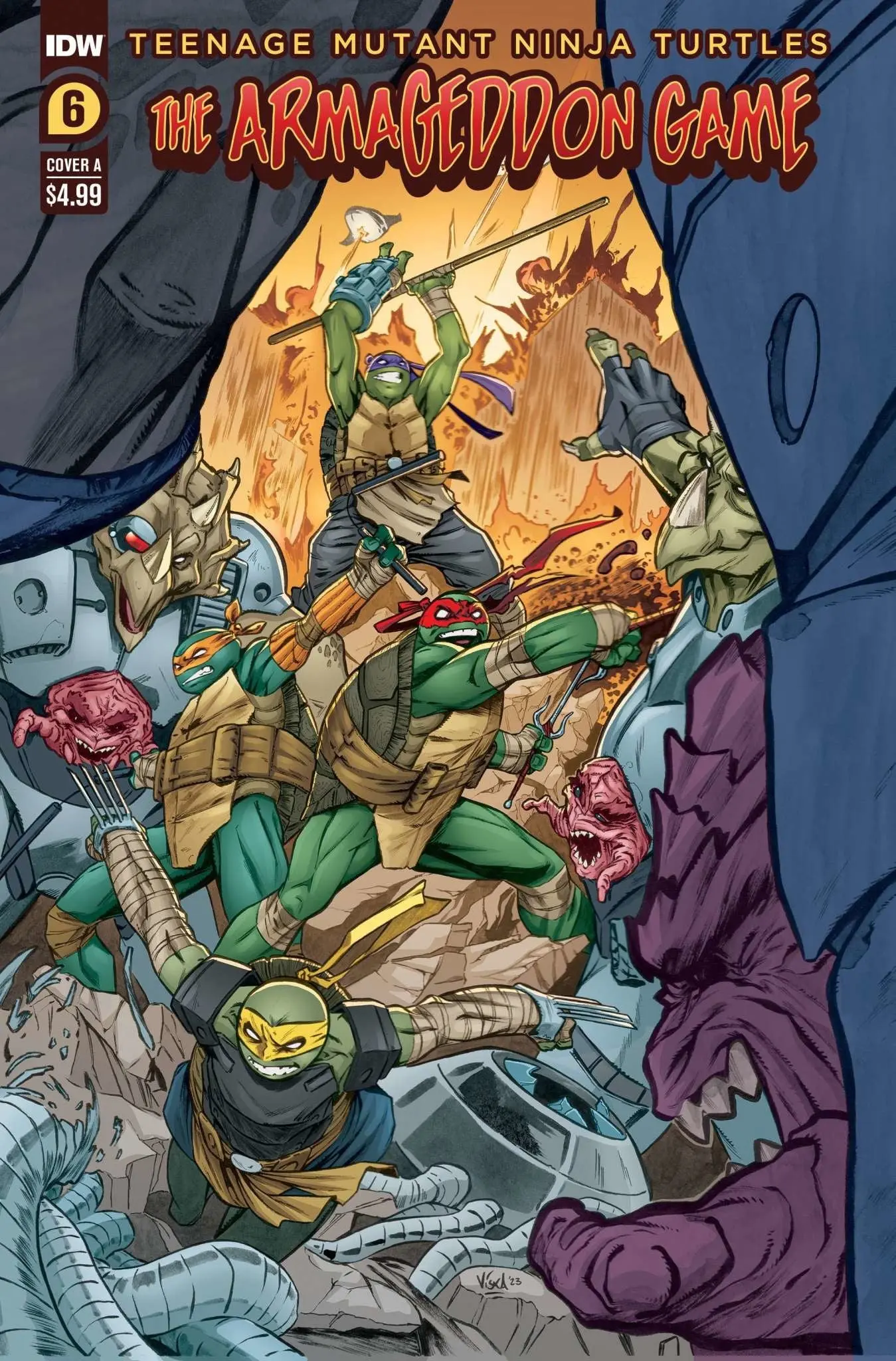 Teenage Mutant Ninja Turtles: The Armageddon Game #6 Variant A (Federici) - Image 2