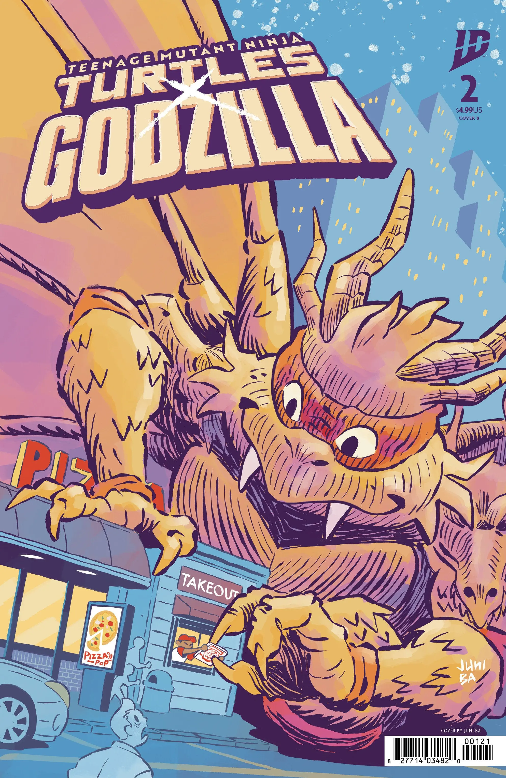 Teenage Mutant Ninja Turtles X Godzilla #2 - Image 2