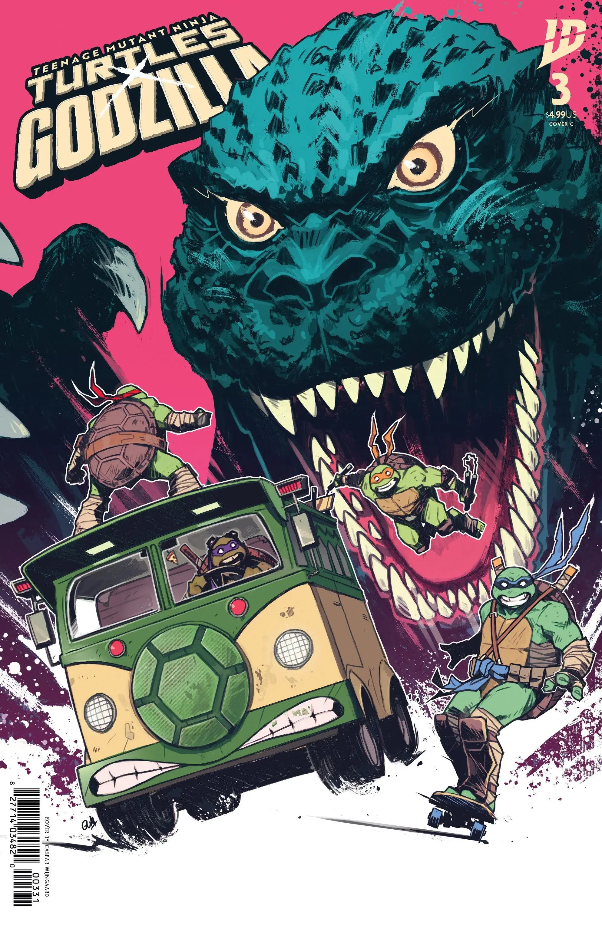 Teenage Mutant Ninja Turtles X Godzilla #3 - Image 3