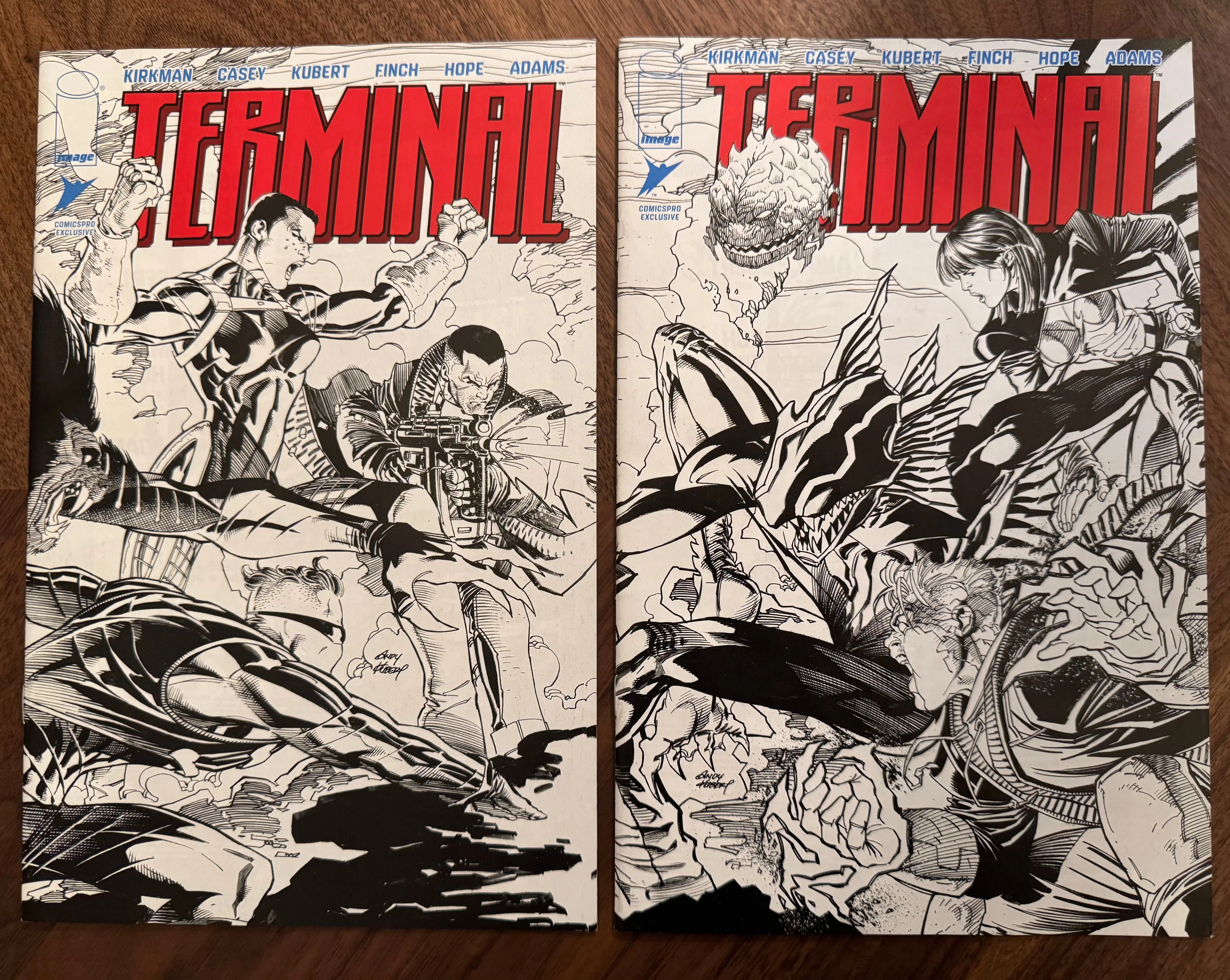 Terminal 2026 ComicsPro Exclusive Ashcan Set