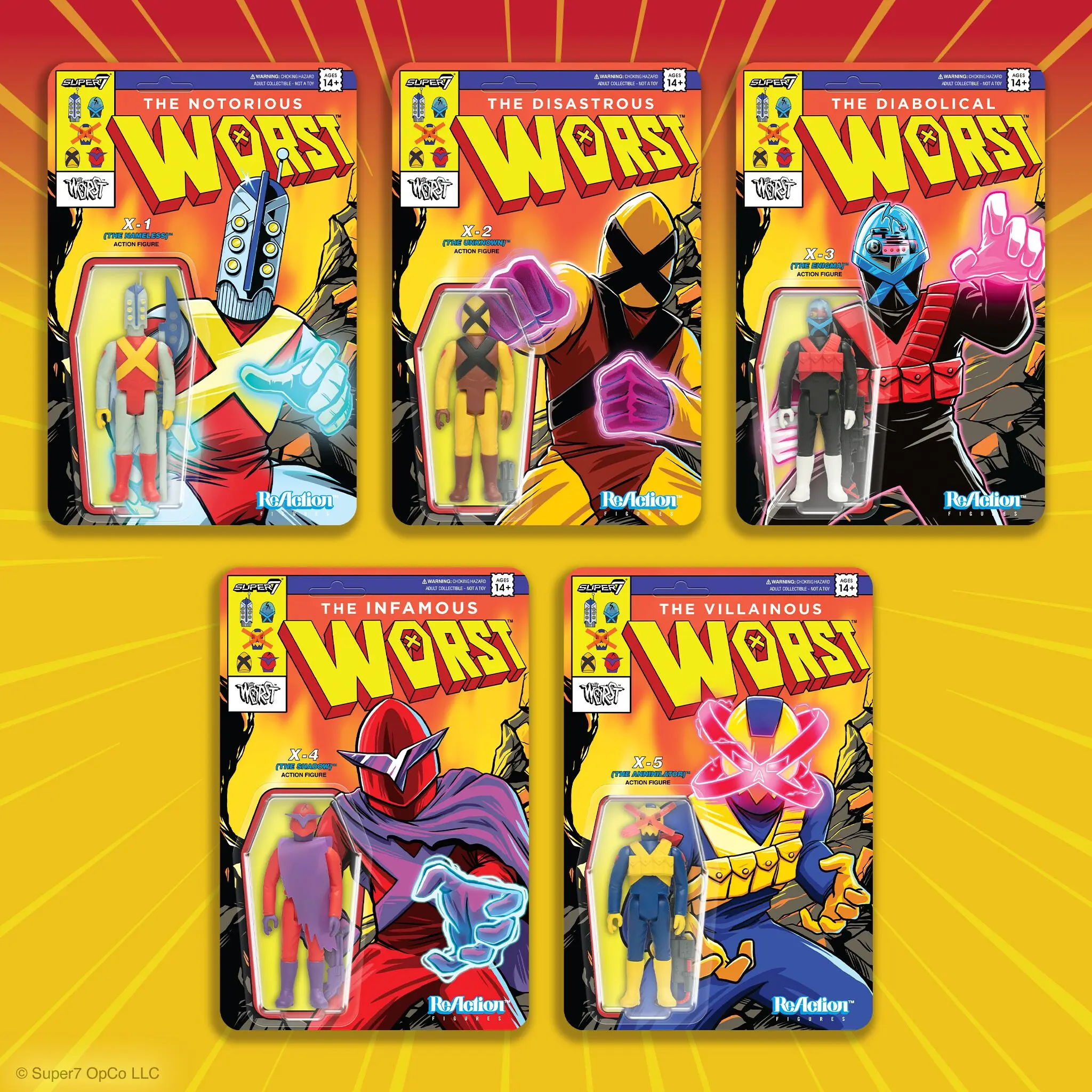The Worst Reaction Figures Wave 05 (Mutant Team) -X5 (The Annihilator) - Image 6